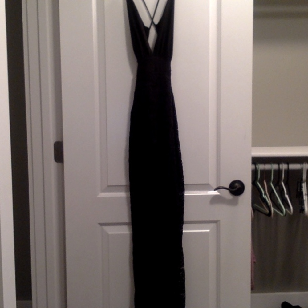 Long black dress